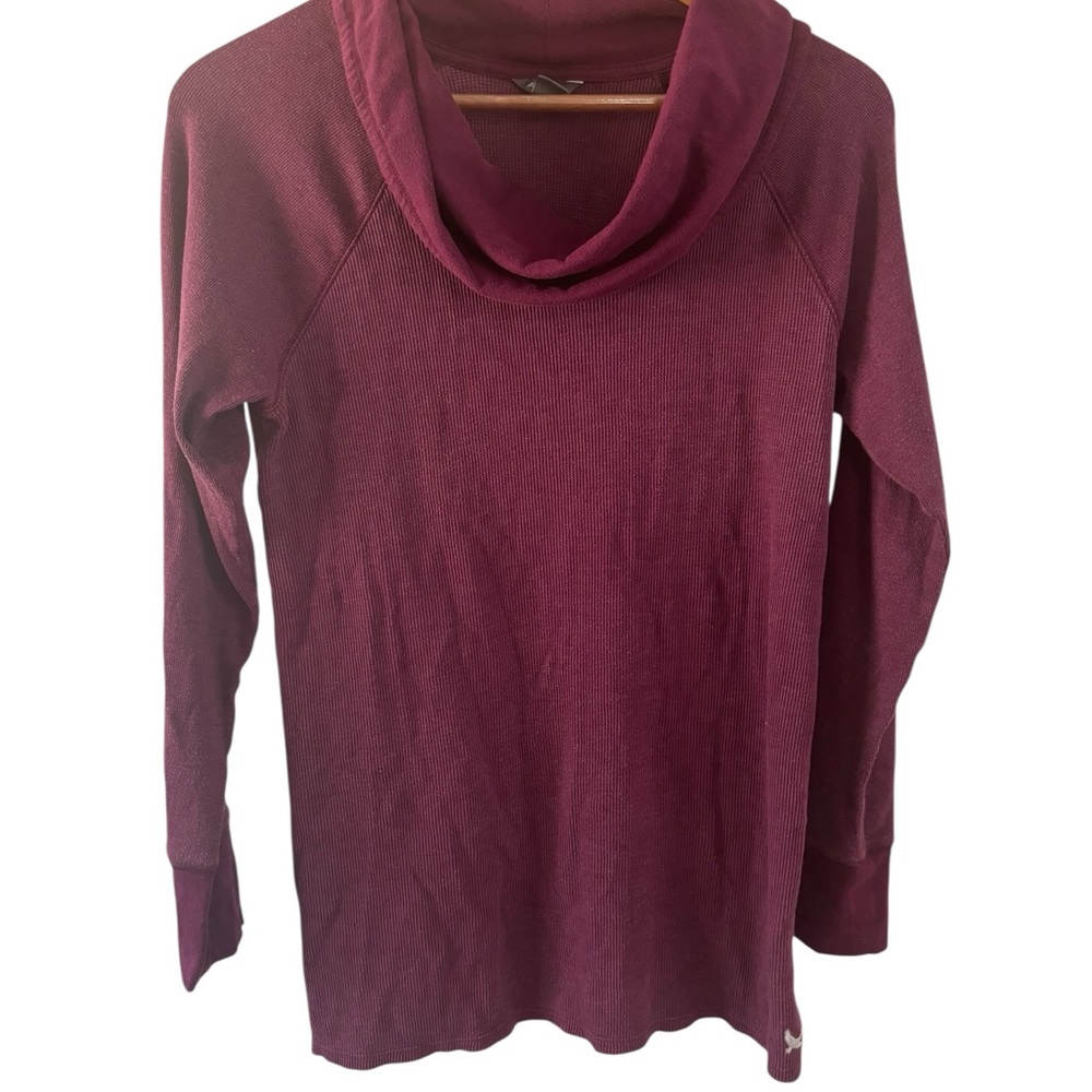Eddie Bauer Red Cowl Neck Sweater‎ with Relaxed Fit Size Medium Womens